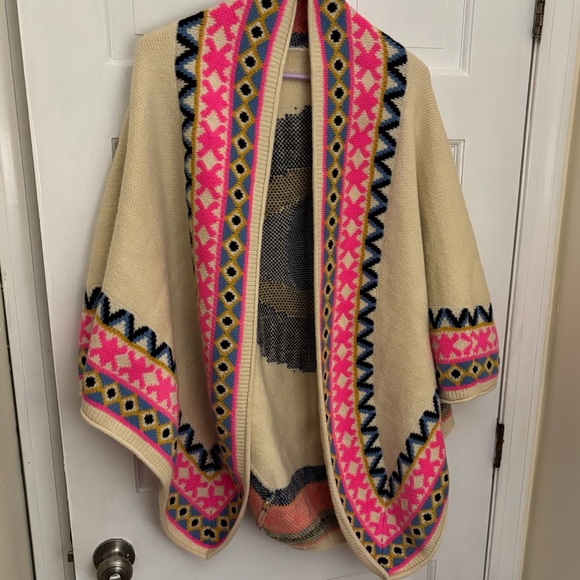 Mara Hoffman Evil Eye Poncho - Picture 2 of 3